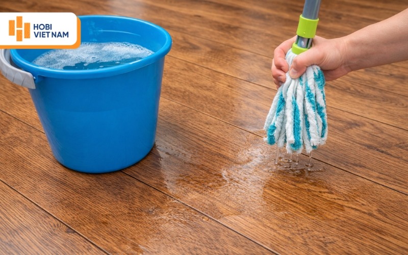Những sai lầm thường gặp khi vệ sinh sàn gỗ